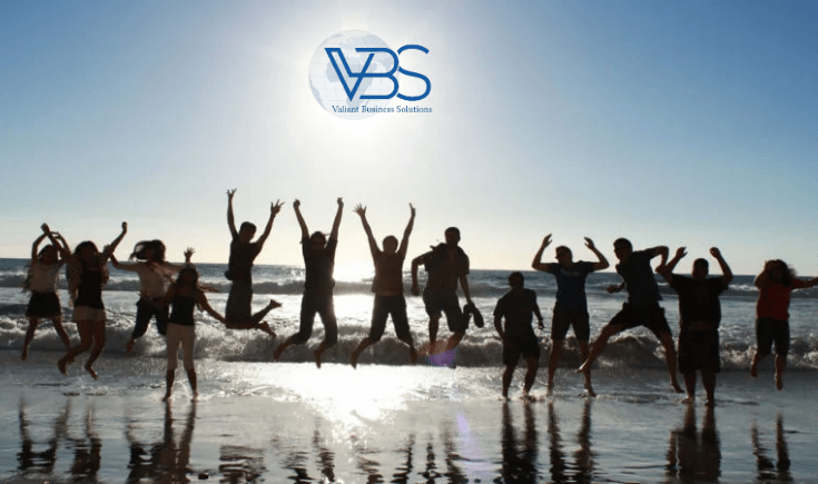 Corporate team participating in an outdoor team building activity at a premium destination